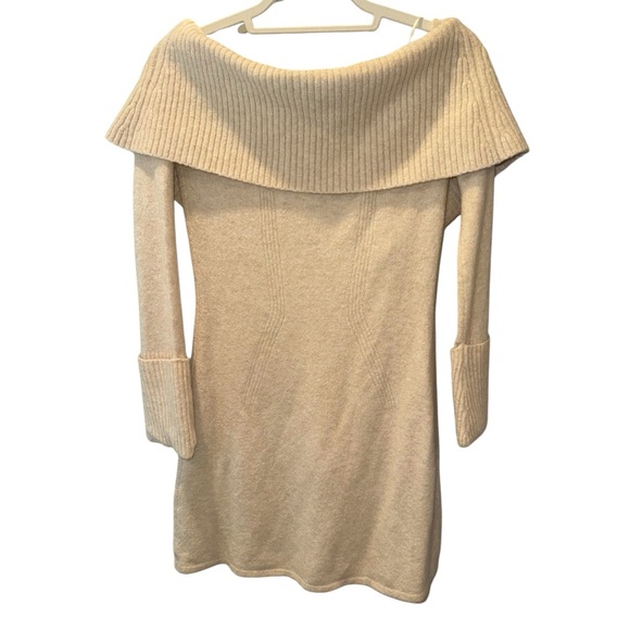 Cult Gaia Cream ‘Edna’ Knit Mini Dress w/Collar Detail Size M EUC HARD TO FIND - Picture 15 of 16